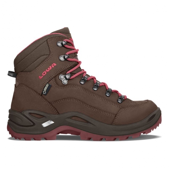 Lowa Schnelle Lieferung Renegade GTX Mid Ws für Damen, Espresso/Beere | Sofort lieferbar