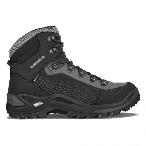 Lowa Schnelle Lieferung Herren Renegade Warm GTX Mid - Schwarz/Grau | Schneller Versand