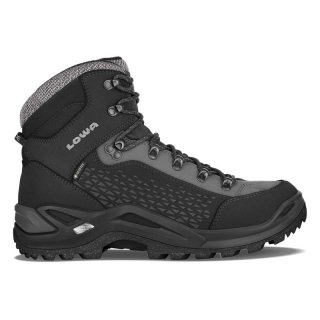 Lowa Schnelle Lieferung Herren Renegade Warm GTX Mid - Schwarz/Grau | Schneller Versand