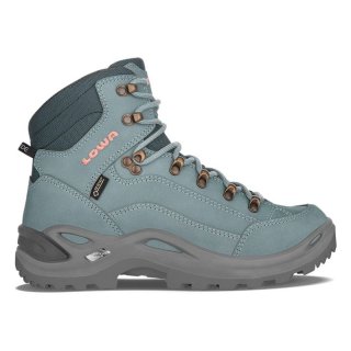 Lowa Schnelle Lieferung Damen Renegade GTX Mid Ws, Eisblau/Lachs | Sofort lieferbar