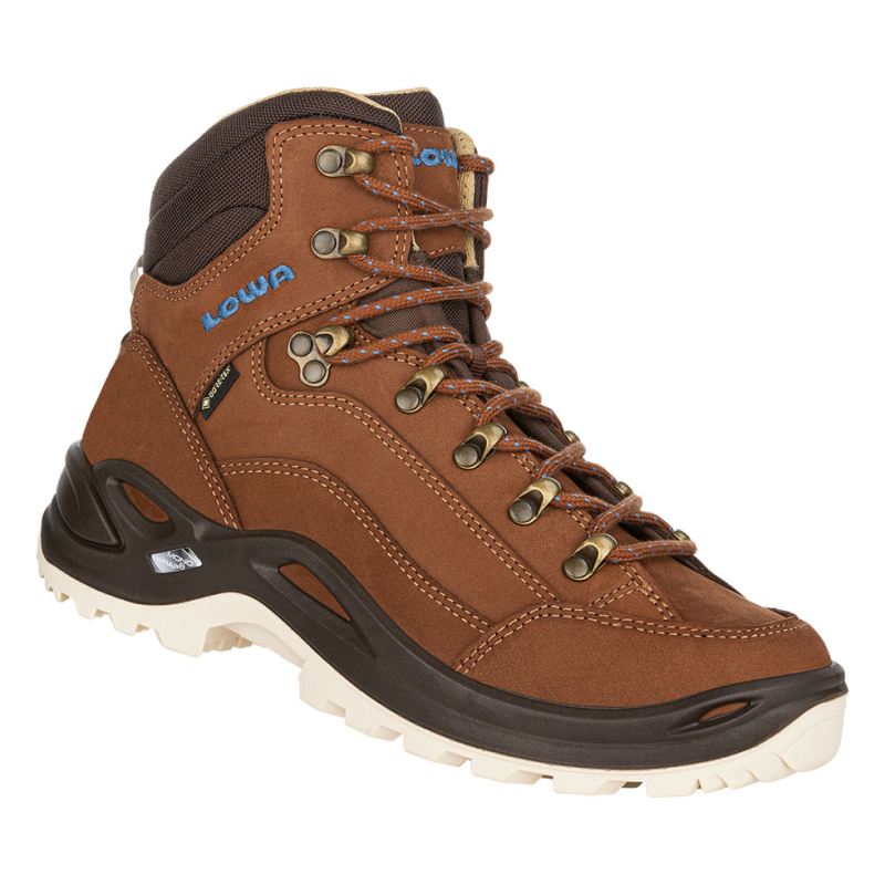 Lowa Schnelle Lieferung Damen Renegade GTX Mid Ws – Mahagoni/Marineblau | Sofort lieferbar