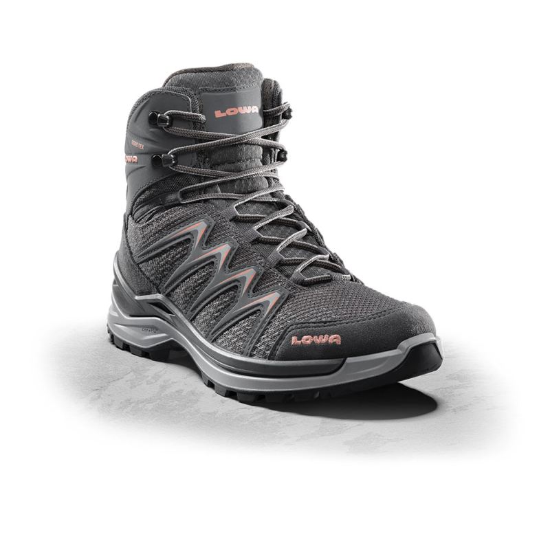 Lowa Schnelle Lieferung Damen Innox Pro GTX Mid Ws, Anthrazit/Rose | Sofort lieferbar