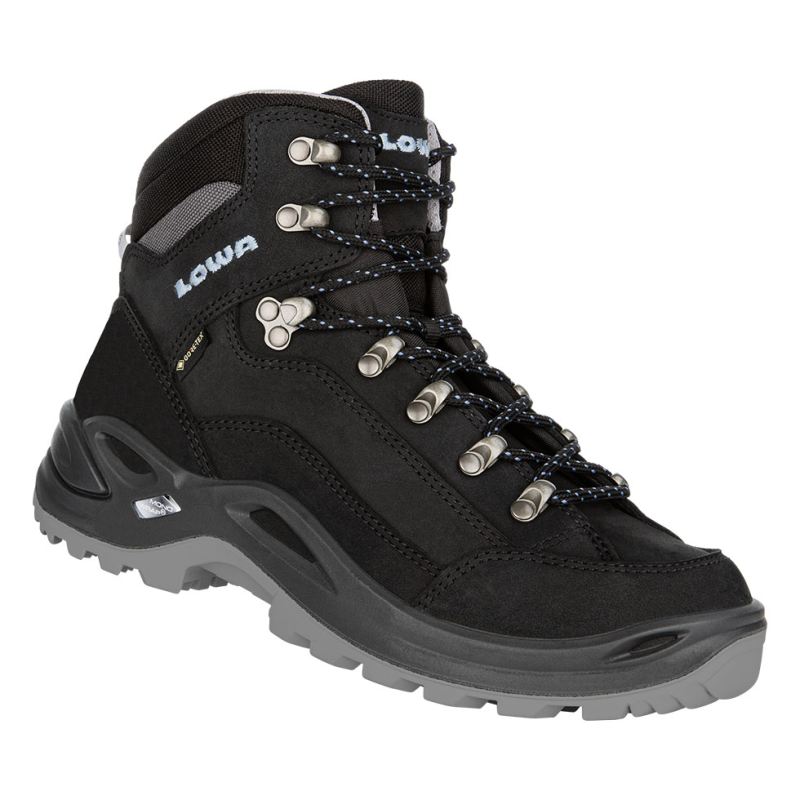 Lowa Schnelle Lieferung Damen Renegade GTX Mid Ws – Schwarz/Eisblau | Sofort lieferbar