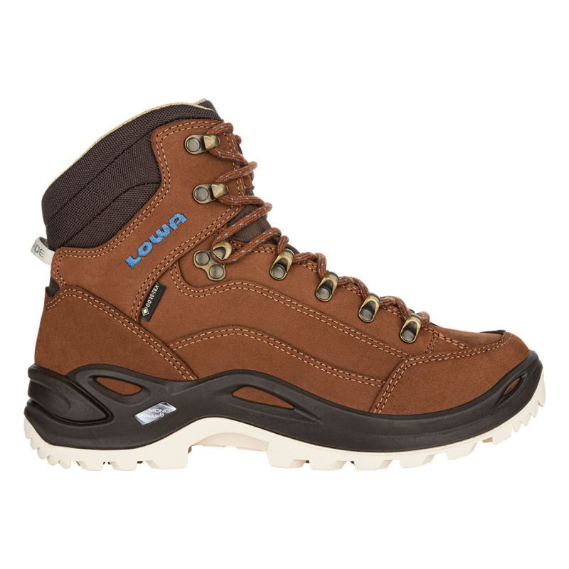Lowa Schnelle Lieferung Damen Renegade GTX Mid Ws – Mahagoni/Marineblau | Sofort lieferbar