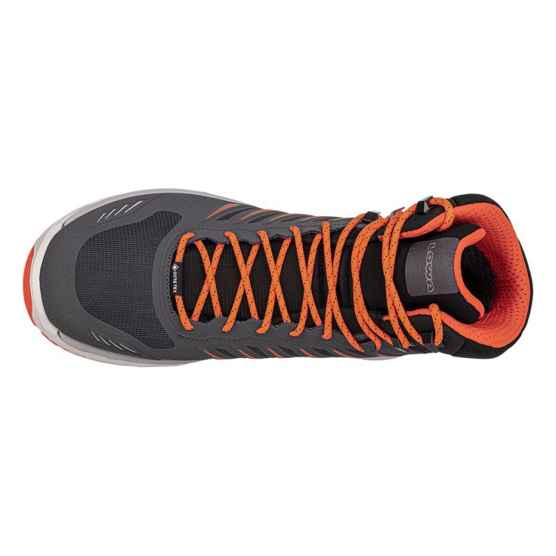 Lowa Schnelle Lieferung Herren Axos GTX Mid, Graphit/Flame | Schneller Versand