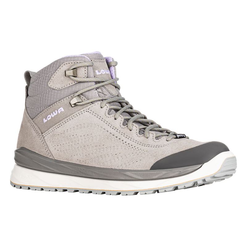 Lowa Schnelle Lieferung Damen Malta GTX Mid Ws, Hellgrau | Schneller Versand