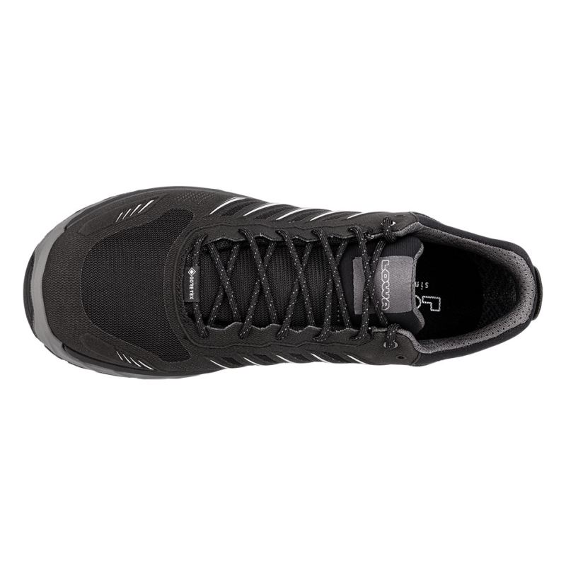 Lowa Schnelle Lieferung Herren Axos GTX Lo, Schwarz/Grau | Schneller Versand