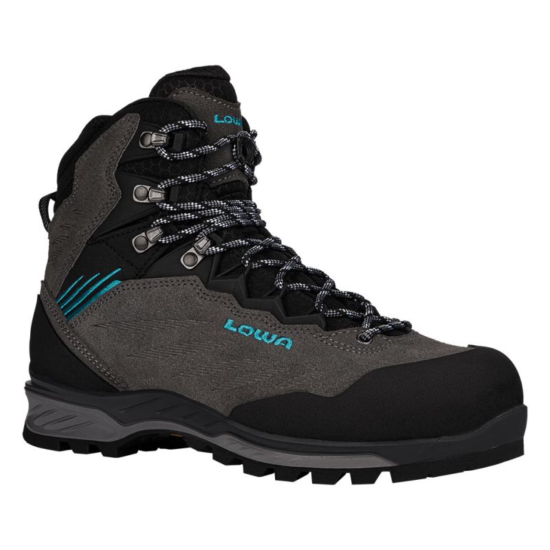 Lowa Schnelle Lieferung Damen Cadin II GTX Mid Ws, Anthrazit/Aquamarin | Sofort lieferbar